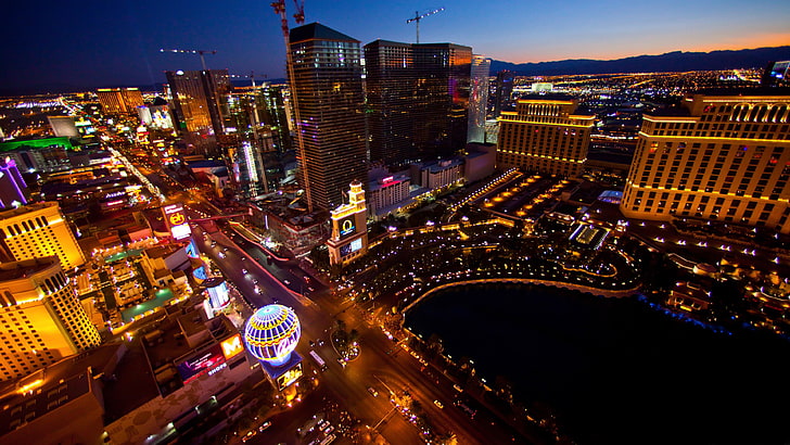 Las Vegas Gambling Center City Hotel And Casino Nevada North America Wallpaper For Desktop 3840×2160