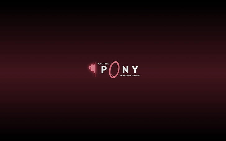 My Little Pony, Pinkie Pie, Portal (game), parody, typography, HD wallpaper