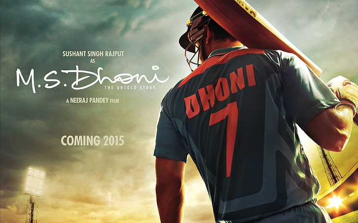 M. S. Dhoni 2015, M.S. Dhoni illustration, Movies, Bollywood Movies, HD wallpaper