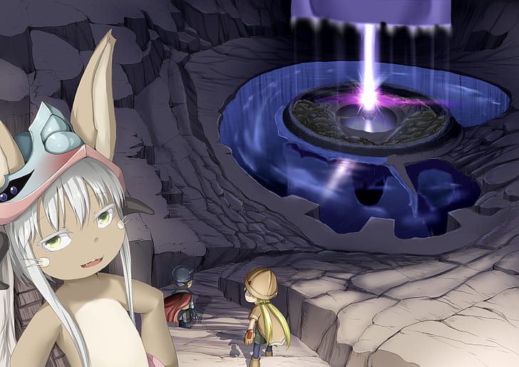 Anime, Made In Abyss, Nanachi (Made in Abyss), Reg (Made in Abyss)
