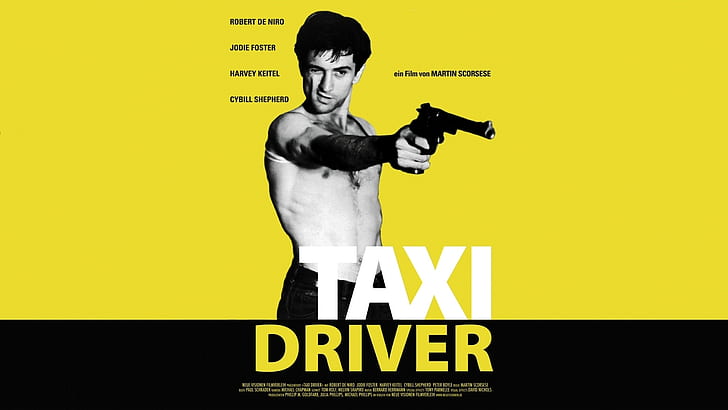 Taxi Driver Yellow Robert De Niro HD, movies