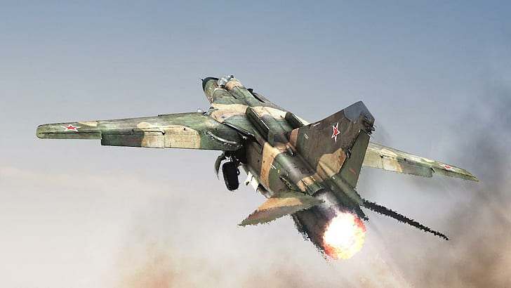 Mig-25 Fighter Plane, Air, aircraft planes, HD wallpaper