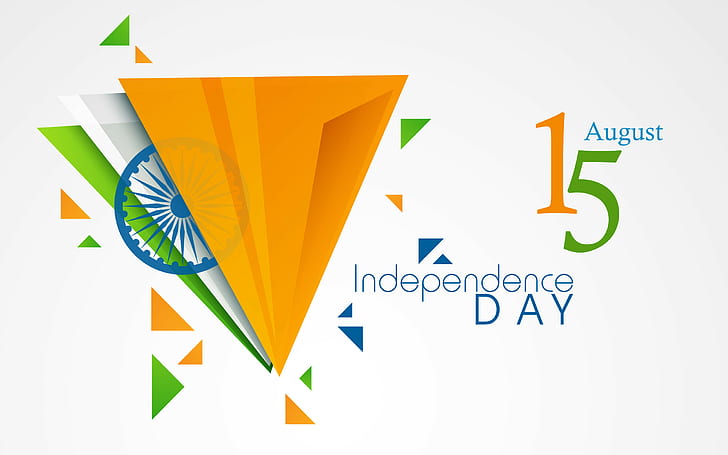 Happy independence day of India and 15 august wallpaper 3047699 Vector Art  at Vecteezy
