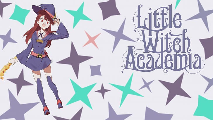 Little Witch Academia, Luna Nova uniform, Kagari Akko, Kagari Atsuko, HD wallpaper