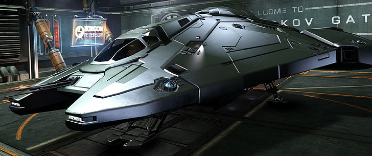 black and gray car roof rack, Elite: Dangerous, Viper MkIII(spaceship), HD wallpaper