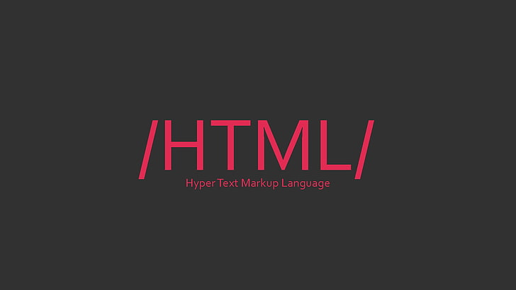 HTML logo, code, web development, text, western script, communication HD wallpaper