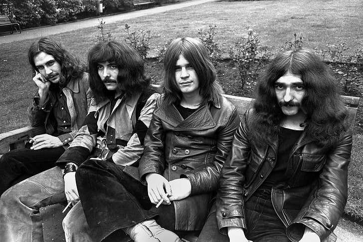 leather zip jacket, men, musician, Black Sabbath, Ozzy Osbourne