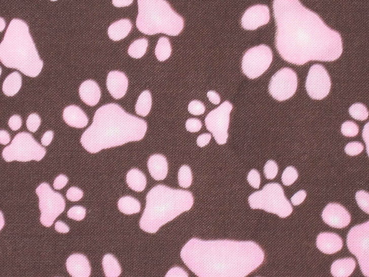 HD wallpaper: Paw Prints, black and pink paw print textile, purple, small,  animals | Wallpaper Flare