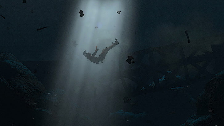 Rise of the Tomb Raider, Lara Croft, Square Enix, underwater, HD wallpaper