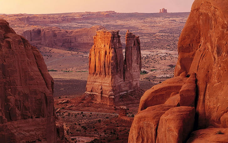 canyon, rock, landscape, HD wallpaper