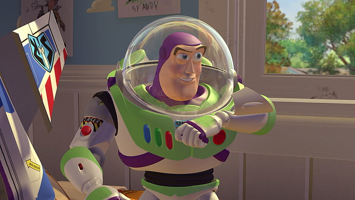 Buzz Lightyear Toy Story HD, movies, HD wallpaper