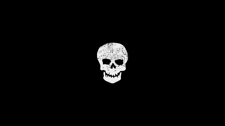 1920x1080 px black background minimalism skull People Lindsey Stirling HD Art