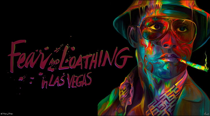 fear and loathing in Las Vegas wallpaper, Movie, Drugs, Trippy, HD wallpaper