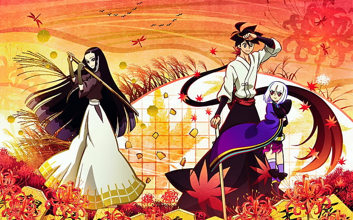 Katanagatari, Manga, Togame, Yasuri Shichika, HD wallpaper