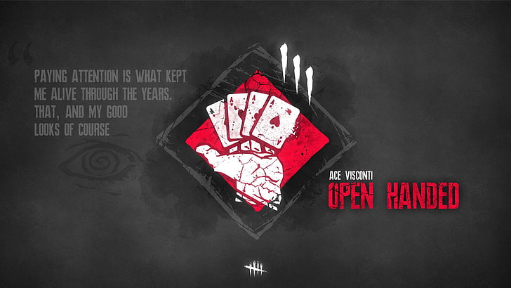 Video Game, Ace Visconti (Dead by Daylight), Minimalist, Open Handed (Dead by Daylight)