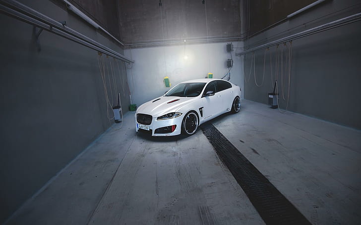 2013 Jaguar XF By 2M Designs, white coupe, cars
