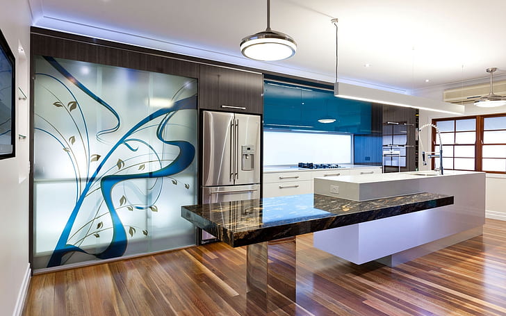 HD wallpaper: Beautiful Kitchen Design, home design, interior design,  kitchen cabinets | Wallpaper Flare