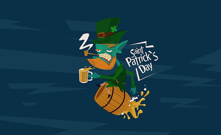 St. Patricks Day Beer, Holidays, Saint Patrick's Day, Happy, Clover, HD wallpaper
