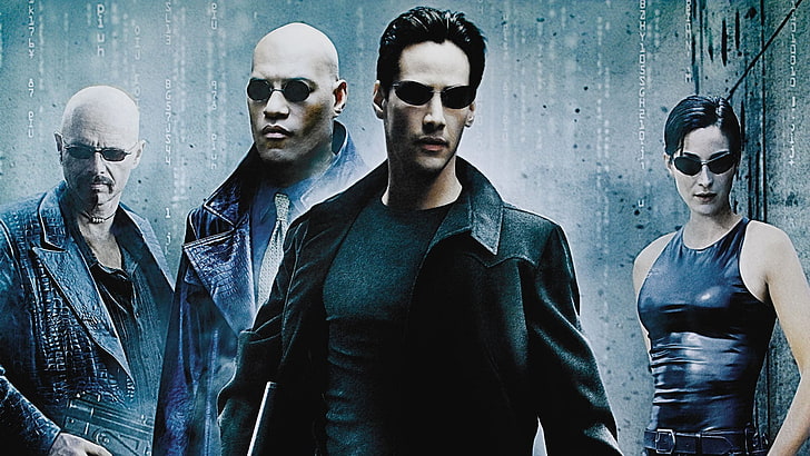 Matrix movie wallpaper, movies, The Matrix, trinity (movies), HD wallpaper