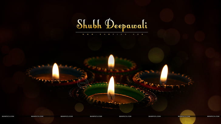 Beautiful Clay Lamps, festivals / holidays, diwali, bokeh
