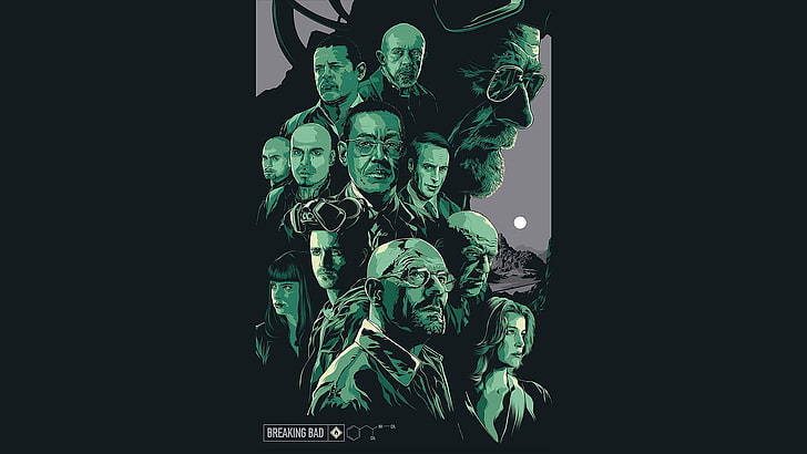 gropu of men poster, Breaking Bad, Walter White, Gustavo Fring, HD wallpaper