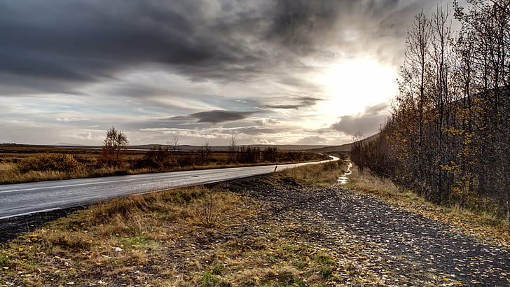 landscape photography of empty road, 6D, Canon, DSLR, EU, Europe, HD wallpaper