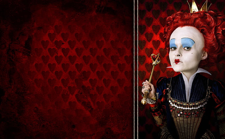 The Red Queen, Alice In Wonderland, Alice in Wonderland Red Queen wallpaper, HD wallpaper