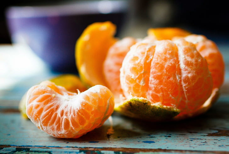 Mandarin Clove Fruit Citrus Orange HD Widescreen, food