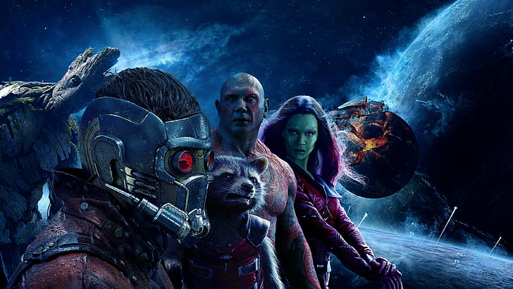 Guardians of the galaxy vol 2, Peter quill, Gamora, Rocket