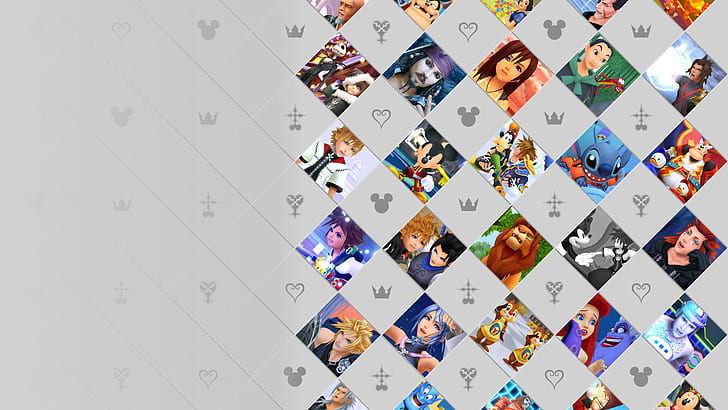 Kingdom Hearts, Kingdom Hearts II, Abu (Aladdin), Aqua (Kingdom Hearts)