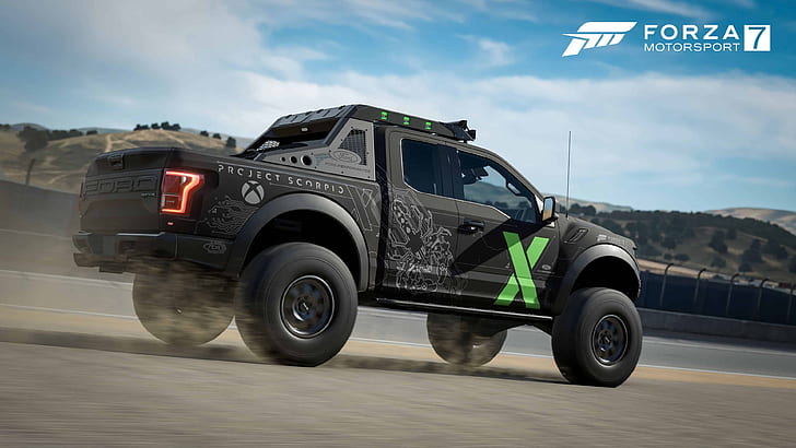 raptor, Forza Motorsport 7, Ford, F-150 raptor, Xbox One, Microsoft, HD wallpaper
