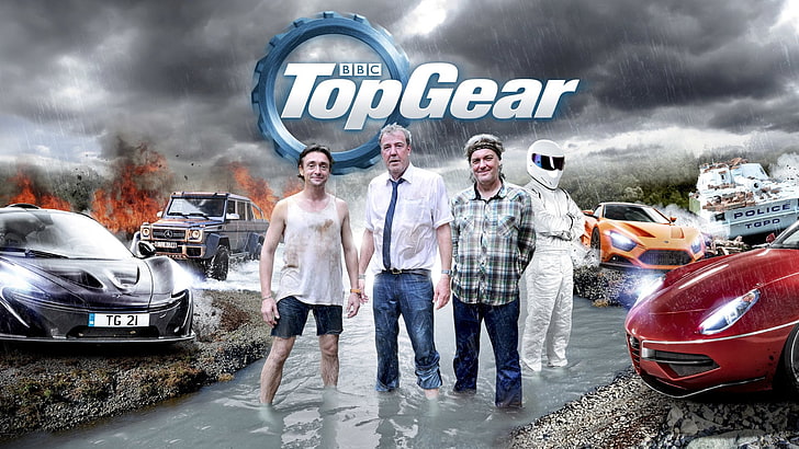 TV Show, Top Gear, Car, James May, Jeremy Clarkson, Richard Hammond