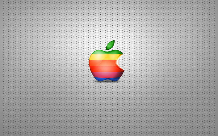 Rainbow Apple logo, apple logo, computers, 1920x1200, macintosh, HD wallpaper