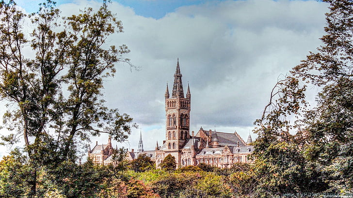 Monuments, University of Glasgow, HD wallpaper