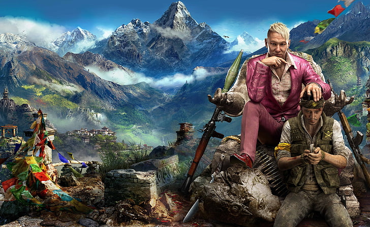 Far Cry 4 Himalaya, Farcry game poster, Games, Mountain, King, HD wallpaper