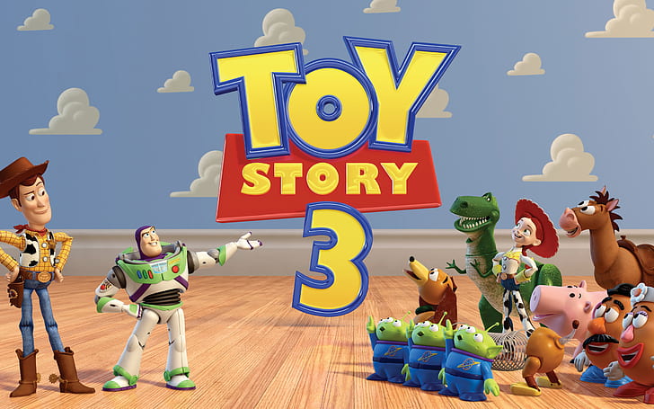 Toy Story 3 HD, movies, pixars