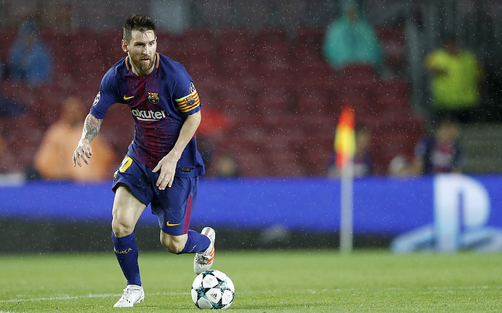 Lionel Messi FC Barcelona HD 4K, sport, team sport, soccer, competition, HD wallpaper
