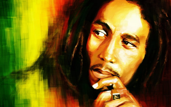 Bob Marley, look, figure, people, musician, women, one Person