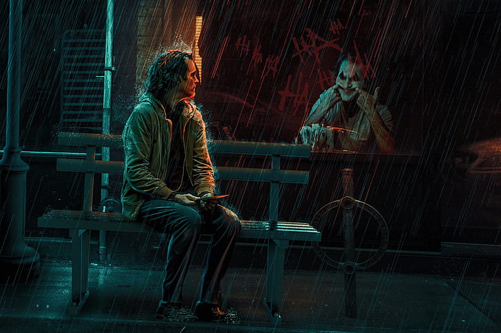 Joker, movies, artwork, Joaquin Phoenix, Joker (2019 Movie), HD wallpaper