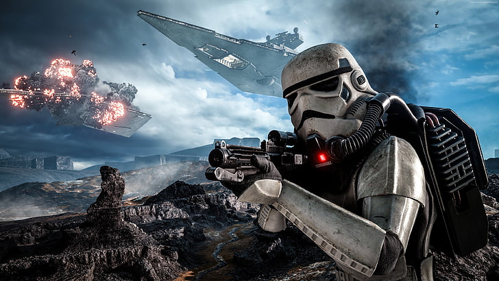 Star Wars Gameplay Battle Of Hoth Battlefront Stormtrooper Desktop Hd Wallpaper For Mobile Phones Tablet And Pc 3840×2160