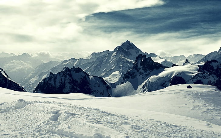 Switzerland, landscape, nature, stein glacier, winter, Australia, HD wallpaper