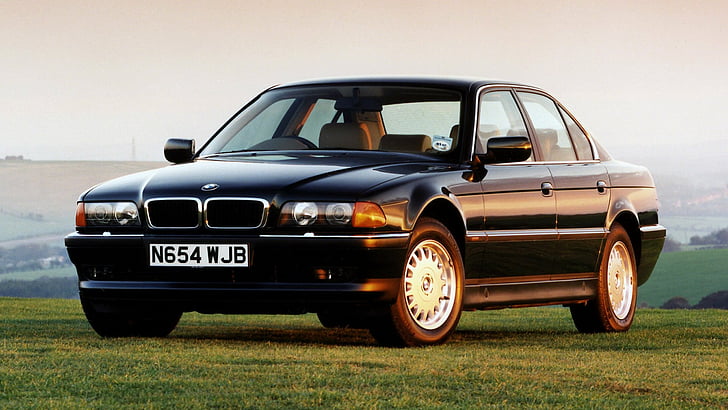 Fondo de pantalla HD: BMW, BMW Serie 7, BMW 728i, automóvil negro, automóvil de tamaño completo, automóvil de lujo |  Llamarada de papel tapiz