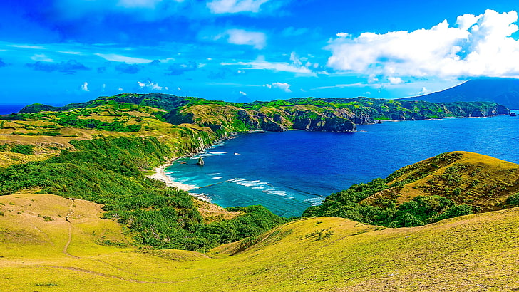 travel, landscape photography, asia, batanes island, basco, HD wallpaper
