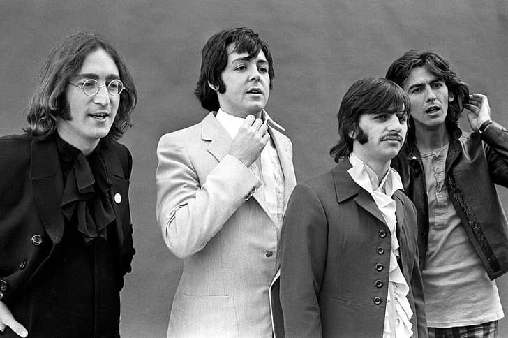 The Beatles, John Lennon, Paul McCartney, Ringo Starr, George Harrison, HD wallpaper