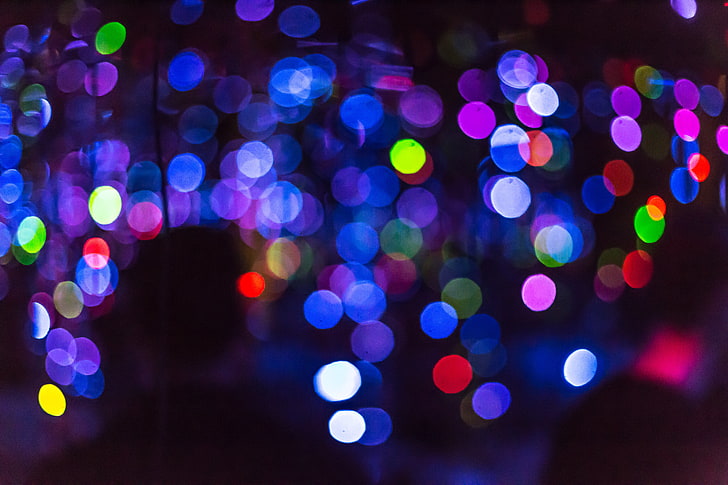 glare, light, circles, colorful, defocused, abstract, backgrounds, HD wallpaper