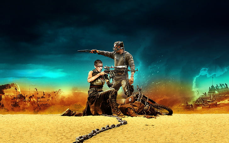 mad max, fury road backgrounds, charlize theron, Tom Hardy, HD wallpaper