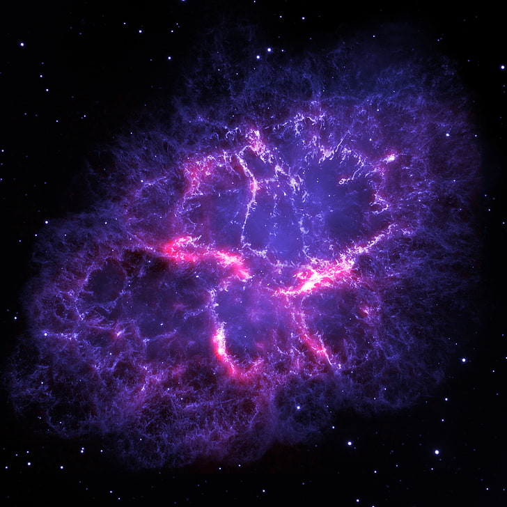 nebula, Crab Nebula, galaxy, space art, Taurus (constellation)
