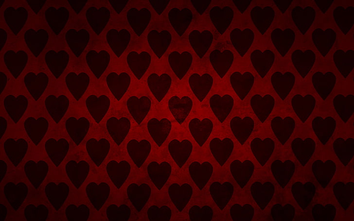 HD wallpaper: black and red heart graphic illustration, love, backgrounds,  pattern | Wallpaper Flare
