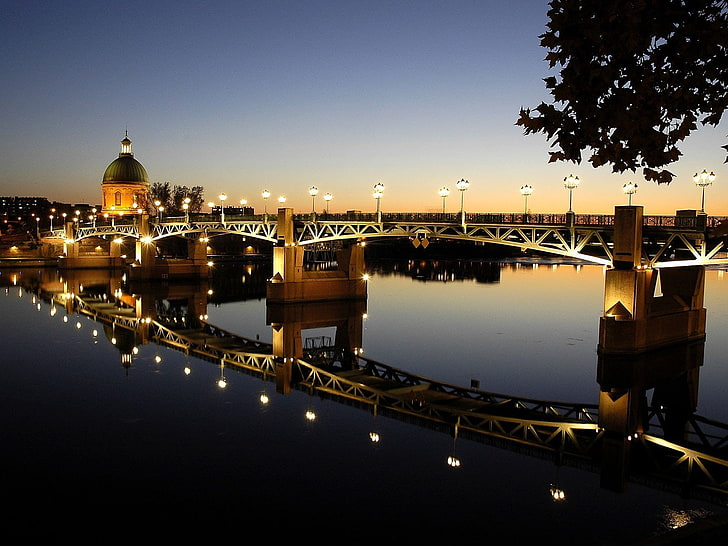 France, Garonne, Pierre, Pont Saint, Toulouse, HD wallpaper