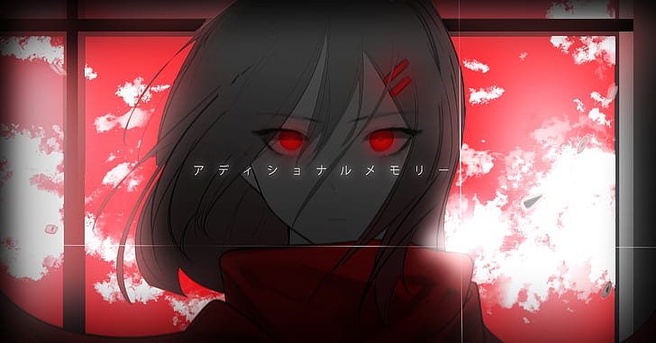 tateyama ayano, red eyes, kagerou project, Anime
